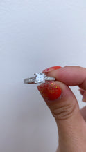 Load image into Gallery viewer, Micro Pave&#39; Princess Cut with Shoulder Cz &#39;s Ring
