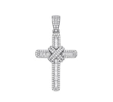 Load image into Gallery viewer, Diamond iconic cross pendant 18ct
