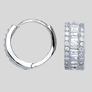 Elisa Silver small hoops