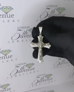 Silver cross pendant