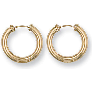 Capped Sleepers 9ct gold - London Fifth Avenue jewellery  