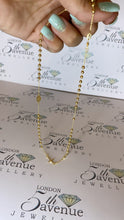 Load image into Gallery viewer, Rosary necklet 9ct yellow gold 16 inch
