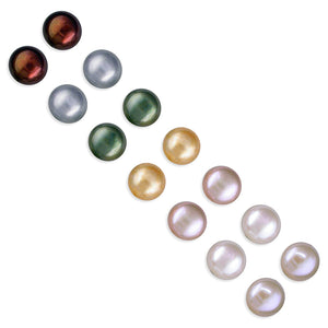 7 pairs of freshwater pearls gift set