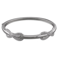 Woman’s Double lovers knot bangle - London Fifth Avenue jewellery  