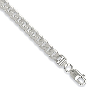 Silver curb Chain 22” - London Fifth Avenue jewellery  
