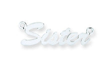 Load image into Gallery viewer, Silver Small Script Name Necklace - London Fifth Avenue jewellery  
