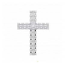 Load image into Gallery viewer, Valentin silver cross pendant
