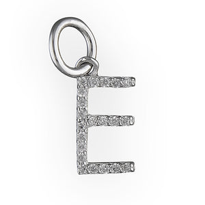 Initial pendants A-Z silver 925 - London Fifth Avenue jewellery  