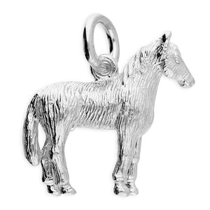 Cob horse pendant silver 925