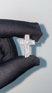 Ilex cross pendant silver 925 cubic pendant