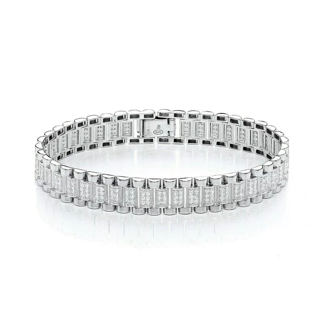 Silver 2025 rolex bracelet