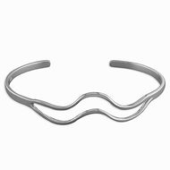 Loretta wave bangle - London Fifth Avenue jewellery  