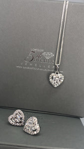 Heart shape 12mm pendant - London Fifth Avenue jewellery  