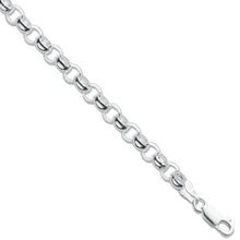 Load image into Gallery viewer, 24” Silver Round Belcher Chain - London Fifth Avenue jewellery  
