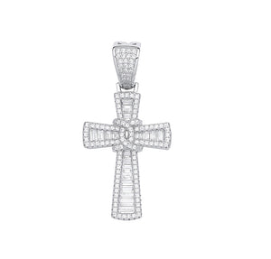 Alexa silver cross pendant
