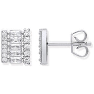 Baguette Lotty earring - London Fifth Avenue jewellery  