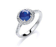 Blue Sapphire 9k ring