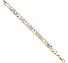 Load image into Gallery viewer, Baby Gold Cz Heart Bracelet
