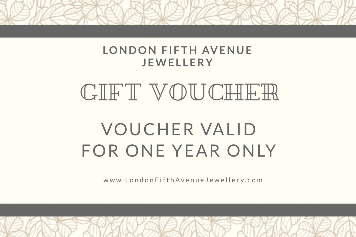 Gift Card - London Fifth Avenue jewellery  