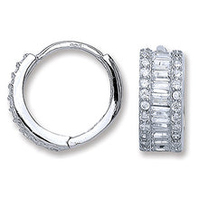 Load image into Gallery viewer, Elisa Silver small hoops - London Fifth Avenue jewellery  
