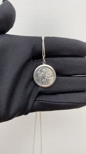 Silver double sided St Christopher