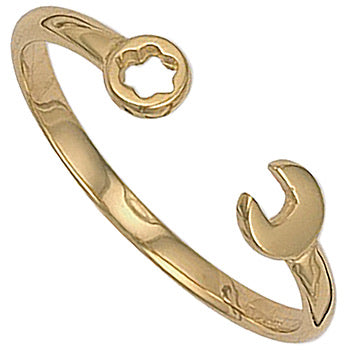 9ct Yellow Gold Kids Spanner Bangle  HT Jewellery Store