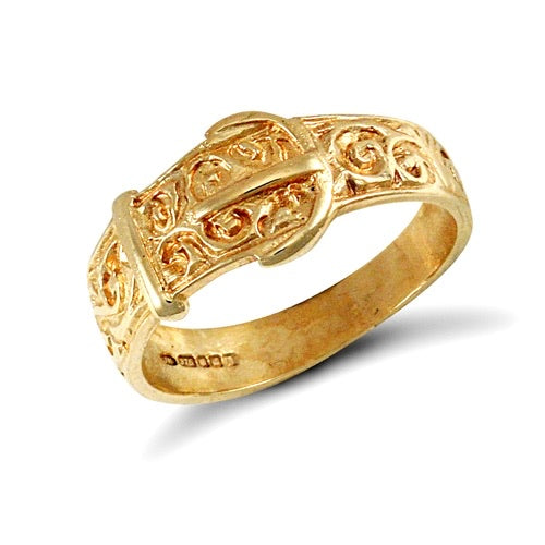 Child’s gold buckle ring