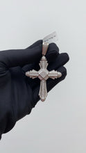 Load image into Gallery viewer, Peaches &amp; Cream cross pendant
