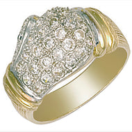 Gents Yellow gold boxing glove ring