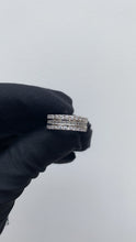 Load image into Gallery viewer, Fully paved round eternity ring 7mm wide
