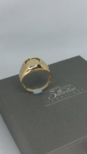 Load image into Gallery viewer, 9ct Yellow Gold Enamelled Swivel Centre Masonic Ring - London Fifth Avenue jewellery  
