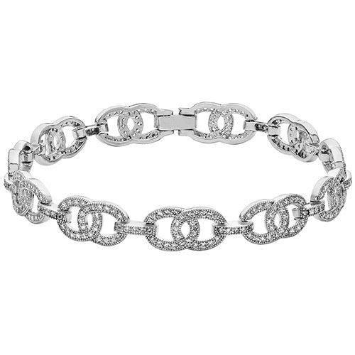 Double CC woman’s Bracelet silver