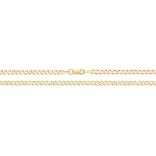 Load image into Gallery viewer, 9CT Yellow gold flat Curb BVLD Chain
