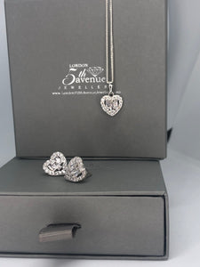 Heart shape 12mm pendant - London Fifth Avenue jewellery  