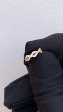 Load image into Gallery viewer, All seeing / Evil eye Yellow gold cartilage cuff
