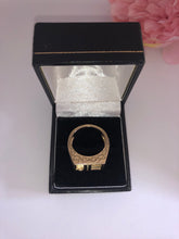 Load image into Gallery viewer, Bespoke Inital ring 9ct gold - London Fifth Avenue jewellery  
