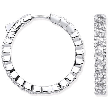 CeCe Chain Hoops - London Fifth Avenue jewellery  