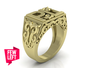 Bespoke Gold or Silver inital Rings - London Fifth Avenue jewellery  